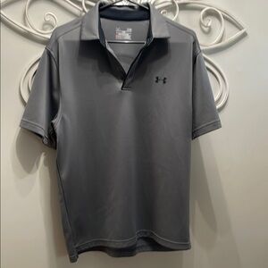 Under Armour Men's Gray Polo Shirt